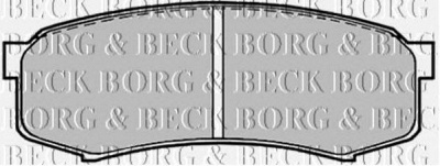BORG & BECK bbp1514 -  Комплект тормозных колодок, дисковый тормоз